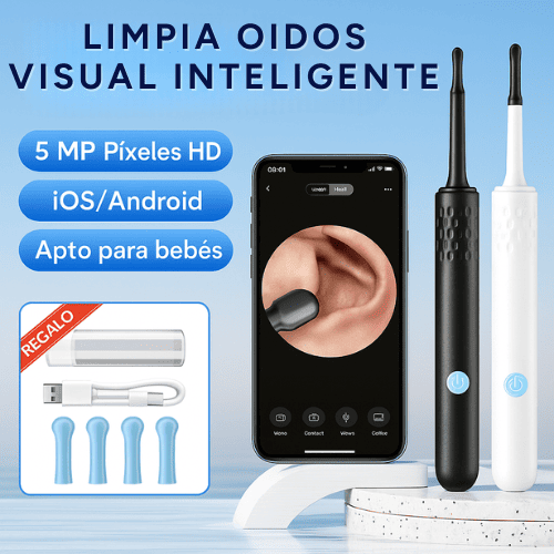 LIMPIADOR DE OIDOS CON CAMARA INTEGRADA