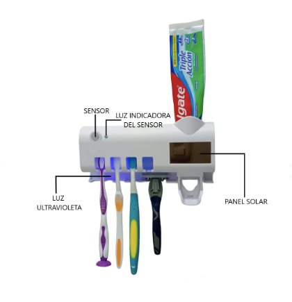 Esterilizador de Cepillos + Dispensador