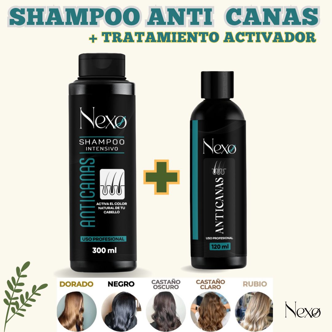 "DESHAZTE DE LAS CANAS, CONFÍA EN NEXO"