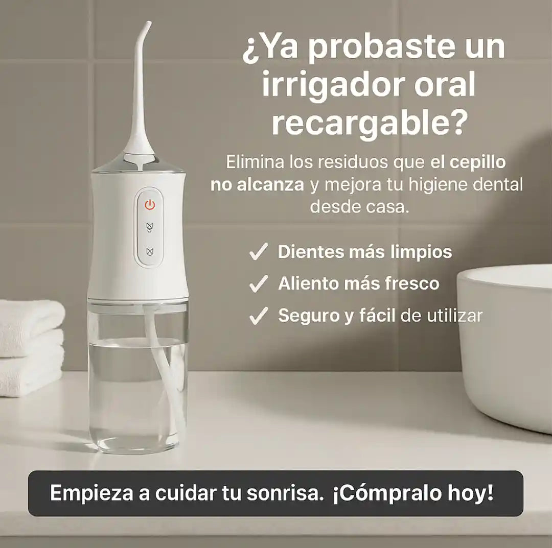 Irrigador Oral Recargable