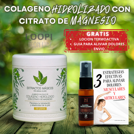 "REFUERZA TU BIENESTAR: COLAGENO CON MAGNESIO PARA EL CUIDADO ARTICULAR Y PIEL SALUDABLE
